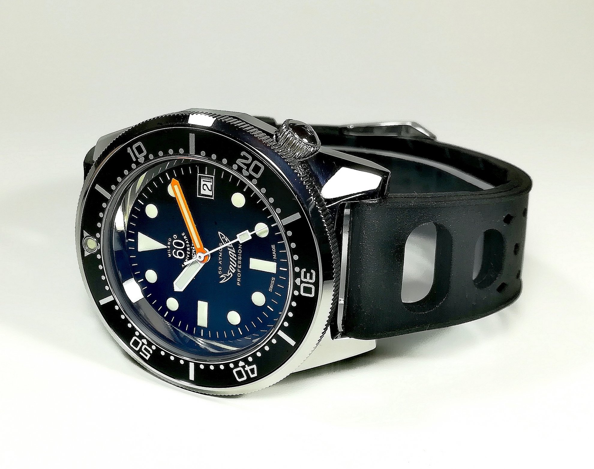 Eladó Squale Matic Professional 60 Atmos Brushed Sport óra